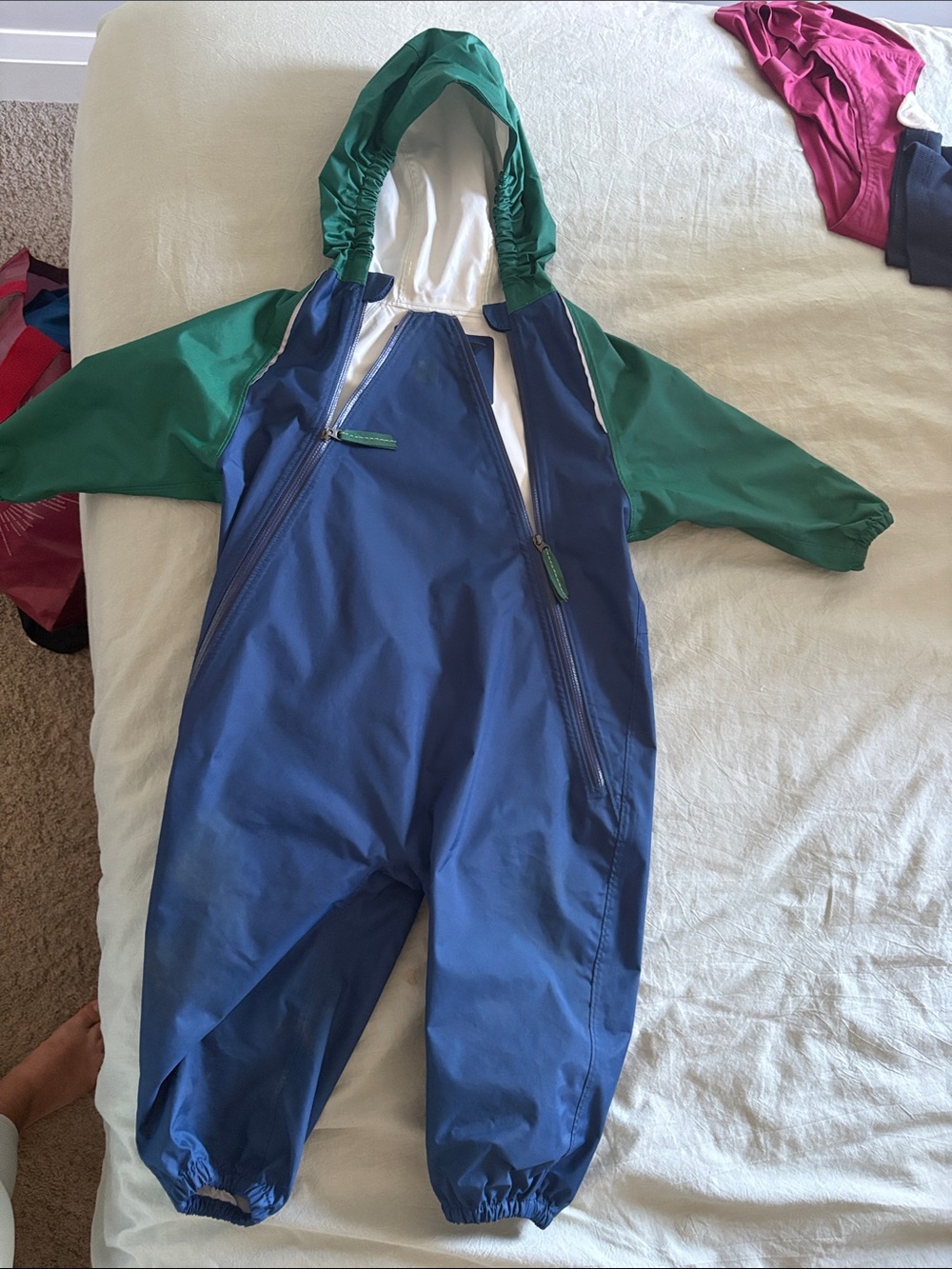 Kids Waterproof Hooded Rain Overalls MEC